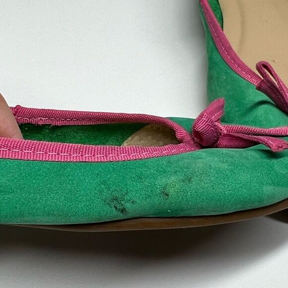 Lanidor Bohemian Suede Flat Ballet  Size 36 EU/ 6 US Made in Brazil - Picture 5 of 8
